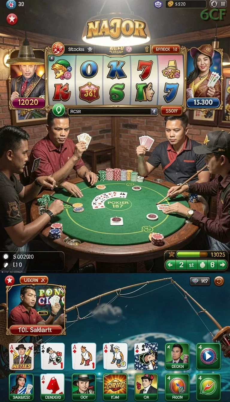 Cuplikan layar ASIA303 — menu navigasi
